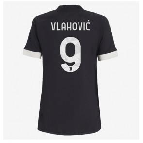 Maillot de foot Juventus Dusan Vlahovic #9 Troisième Femmes 2023-24 Manches Courte